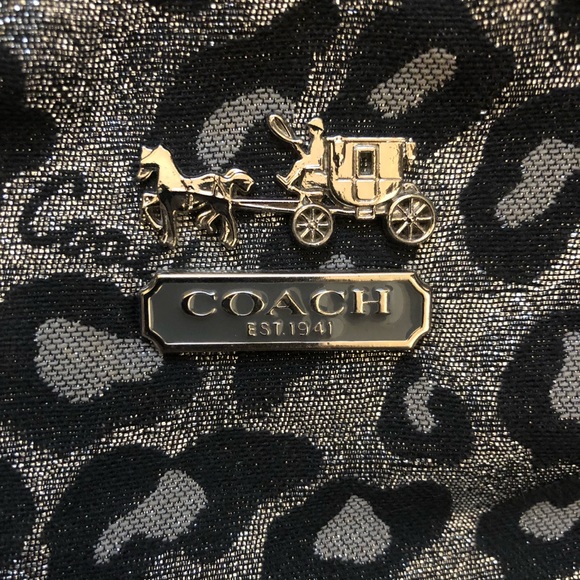 Authentic Coach Cheetah Print Handbag - Picture 2 of 9